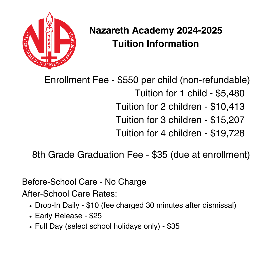 Tuition Costs Nazareth Academy Victoria, TX
